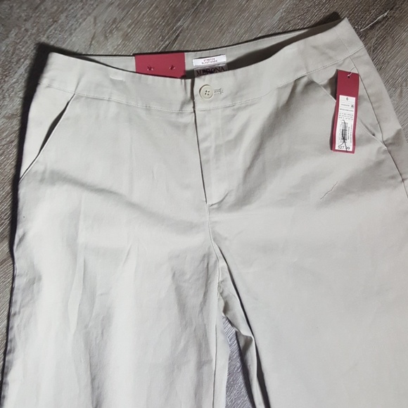 NWT Merona wide leg Crop pants - Picture 2 of 7